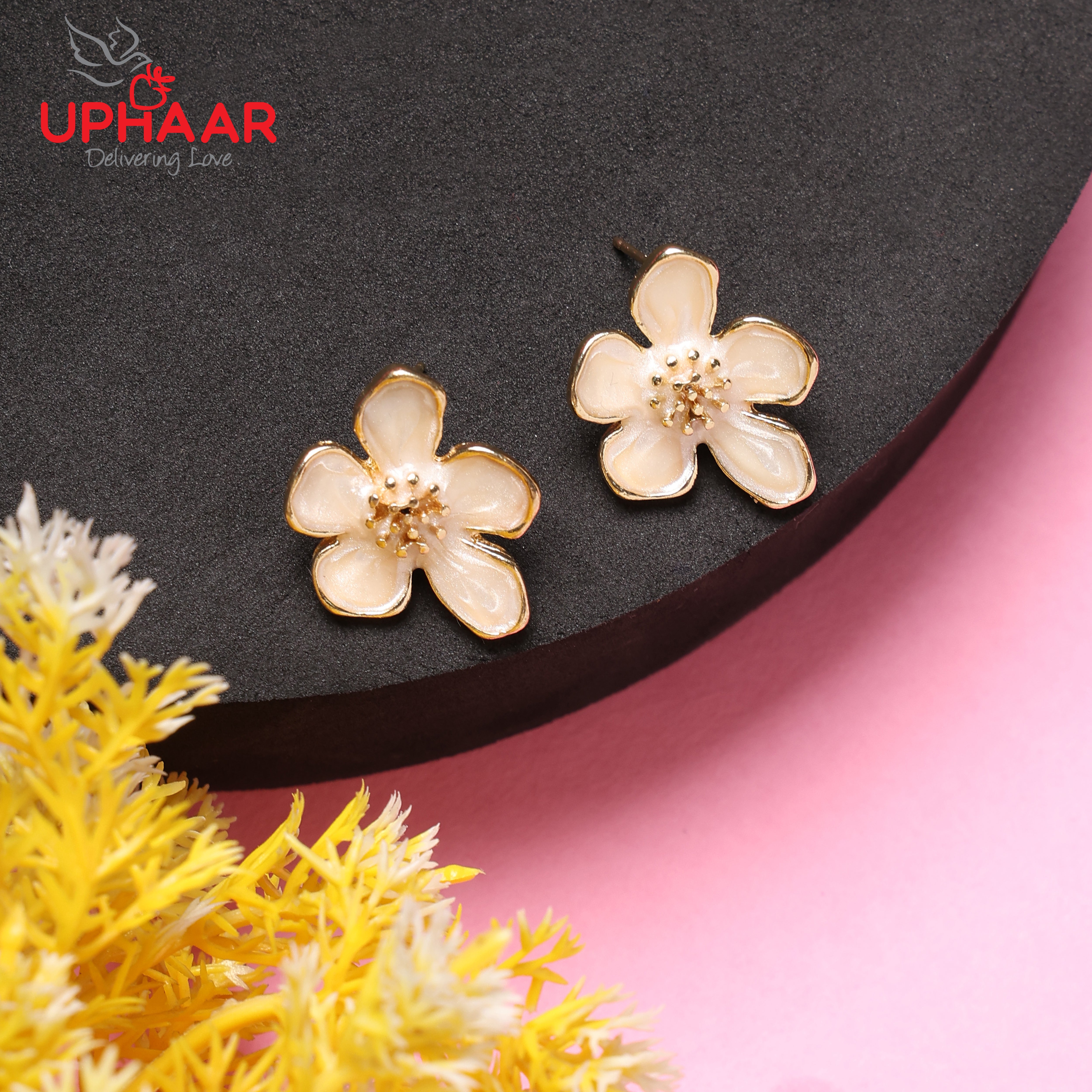 Korean-Style Blossom Dew Studs