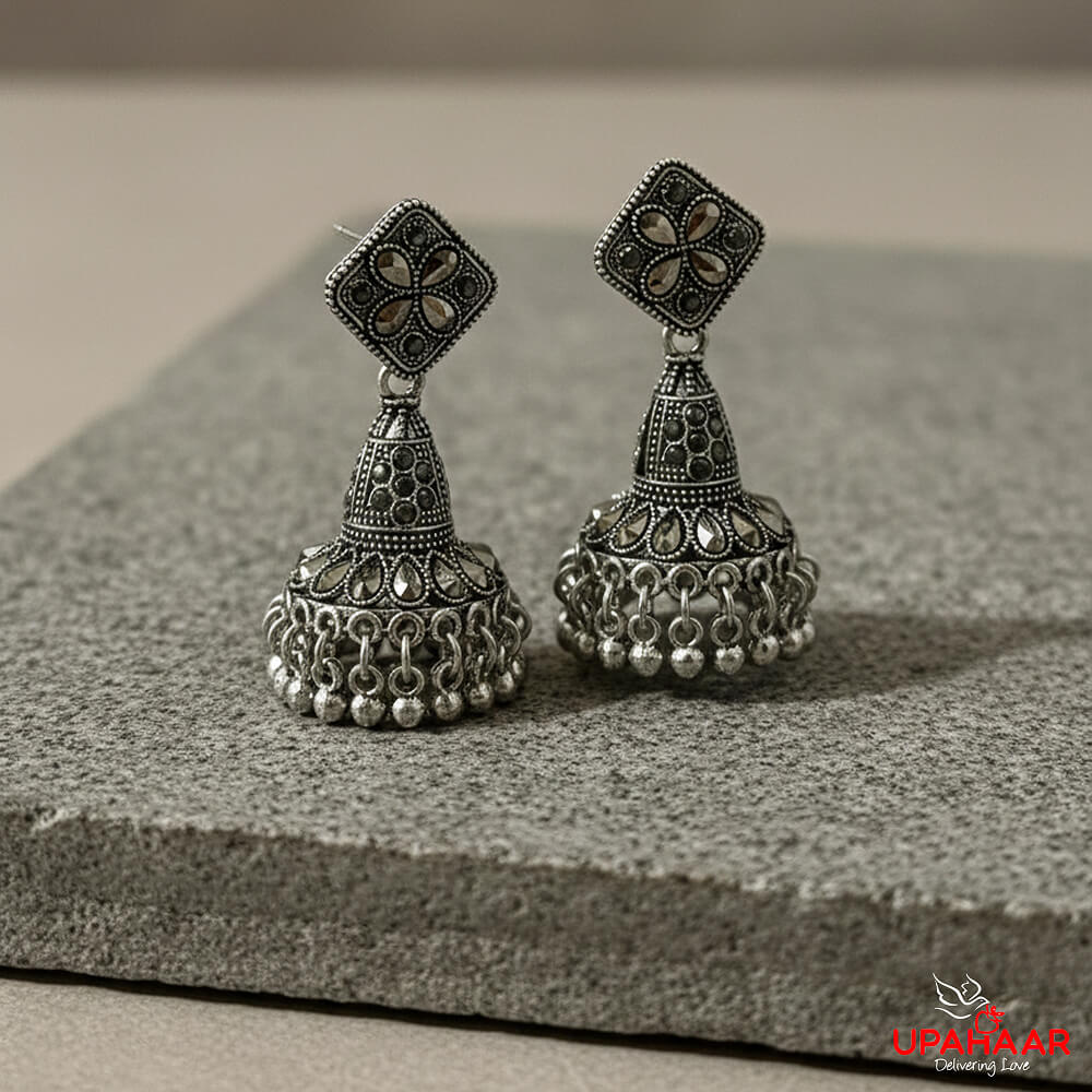 Square Cone Jhumkas